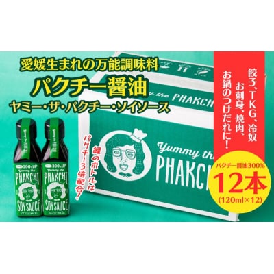パクチー醤油　300%　12本セット　旭合名会社　J036-052013