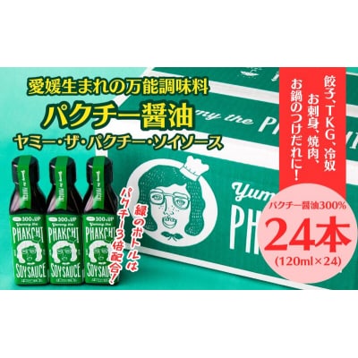 パクチー醤油　300%　24本セット　旭合名会社　J071-052016