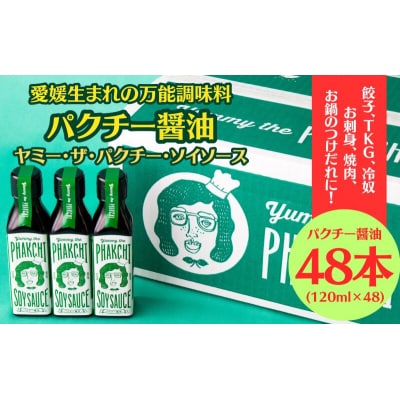 パクチー醤油　オリジナル　48本セット　旭合名会社　J145-052018