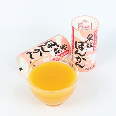 100% みかんジュース 愛媛 ぽんかん 125ml ×30本 愛工房 H020-034008