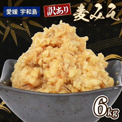 訳あり 麦みそ 6kg 味噌 みそ 宮居醤油店 J010-122004
