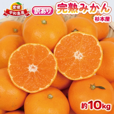 先行予約 訳あり 完熟みかん 杉本屋 早生温州 愛媛 みかん B018-143019