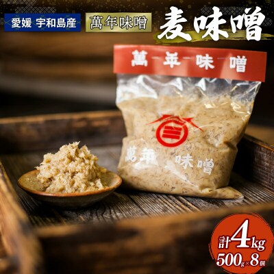 萬年味噌(麦味噌) 伊予醸造 J010-107001