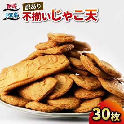 訳あり不揃いじゃこ天30枚 中村かまぼこ店 C010-013007
