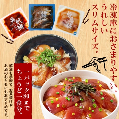 漬丼 全9種 お任せ 天然 漬け丼 6食 セット 食べ比べ 南予ビージョイ D010-150018
