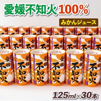 不知火ストレートジュース 125ml ×30本 愛工房 H020-034003