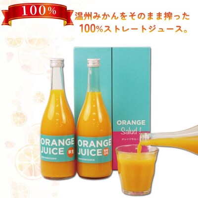 みかんジュース 720ml×2本セット ORANGE Salud! H010-196001