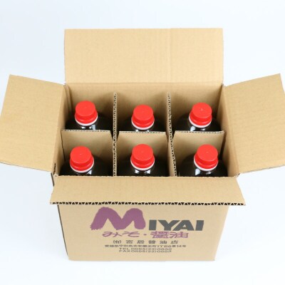 フジシカ醤油 濃口1L×6本セット 宮居醤油店 J012-122001