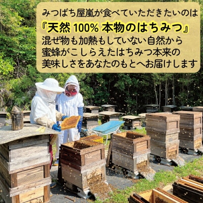 嵐のはちみつ 天然100%【宇和島 百花蜜】 みつばち屋嵐 F010-129002