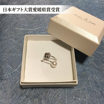 パールピンキーリング<クローバー>SILVER 暁工房 A040-002005