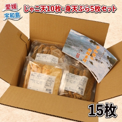 じゃこ天 10枚 身天ぷら 5枚 セット 森本蒲鉾店 練り物 練物 天ぷら C010-046004