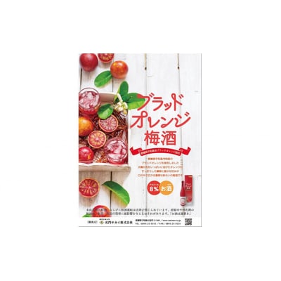ブラッドオレンジ梅酒 1,800ml 名門サカイ I017-085004