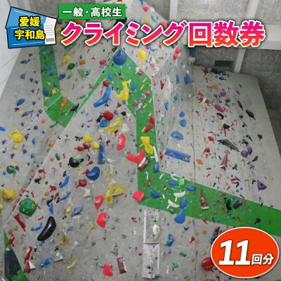 一般・高校生クライミング回数券(11回分) スポーツ交流センター L011-184001