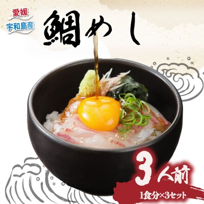 鯛めし 3食セット アクアプラス D010-090007