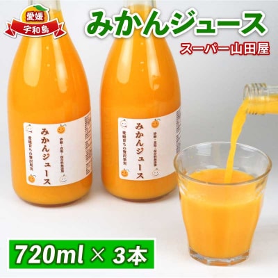 みかんジュース 3本 スーパー山田屋 H010-198002