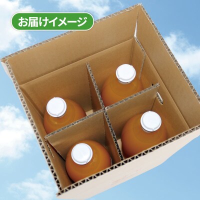みかんジュース 1,000ml×4本セット 南四国ファーム H013-035020