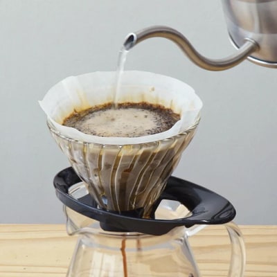 HARIO V60 耐熱ガラス透過ドリッパー 01[VDGR-01-B] | ハリオ _FI21
