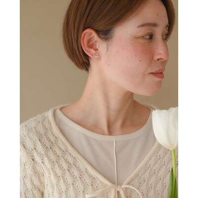 HARIO ピアス リトルフラワー[HAP-F-005] | 耐熱 ガラス _FM03