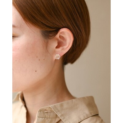 HARIO ピアス ミモザ[HAP-MS-P] | 耐熱 ガラス アクセサリー ハリオ _FM06