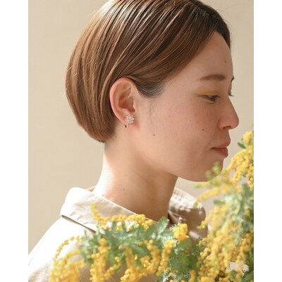 HARIO イヤリング ミモザ[HAP-MS-E] | 耐熱 ガラス アクセサリー _FM25