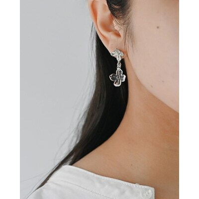 HARIO ピアス ハナタバ HANS-HT-P-TI | 耐熱 ガラス アクセサリー _FU24