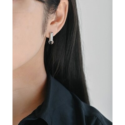 HARIO ピアス セン HANS-SN-P-TI | 耐熱 ガラス アクセサリー _FU26