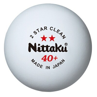 Nittaku 2スタークリーン 3個入×4セット | ニッタク にったく 卓球 玉 _AE31