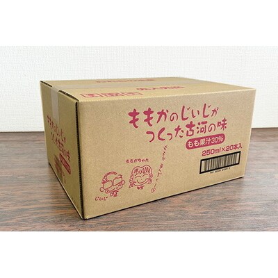 ももかのじいじがつくった古河の味 250ml×20本入 | ドリンク 桃 もも モモ _EG01