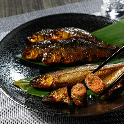 古河名物 甘露煮物語(鮒甘露煮、子持ち鮎甘露煮、豚肉の甘露煮詰合せ) | 鮒の甘露煮 _BC10
