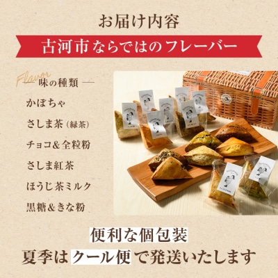 ふる里を感じる「こがスコーン」 6種の味 15個詰め合わせセット | 焼菓子 焼き菓子 _AJ01