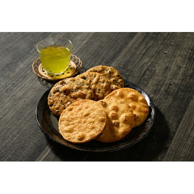 炭火手焼きせんべい組み合わせ(しょうゆ・ごま)各10枚入り | 煎餅 和菓子 せんべい _DU04