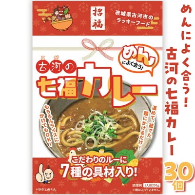 めんによく合う!古河の七福カレー(レトルトカレー:30個) _BU03