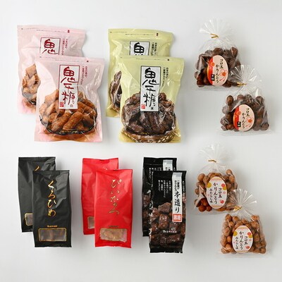 お米の油の二度揚げかりんとう ミヤト製菓 5種+食べきりサイズ2種 (14袋セット) _EF04
