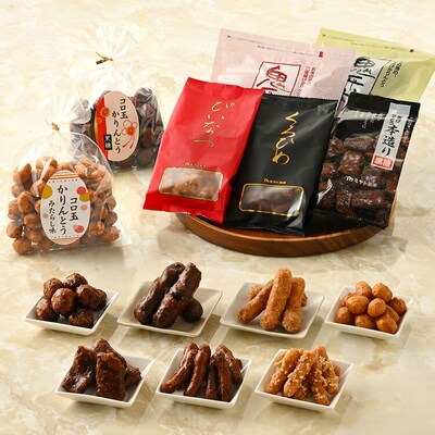 お米の油の二度揚げかりんとう 5種+食べきりサイズ2種 (7袋セット) | ミヤト製菓 _EF03