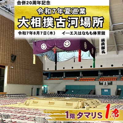 令和7年夏巡業 大相撲古河場所 1階タマリS 1席 8/7開催 | 相撲 地方巡業 _DP81