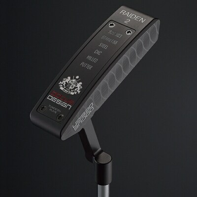 JET Black RAIDEN2/RAIDEN2.5 PUTTER BKスチールシャフト装着モデル