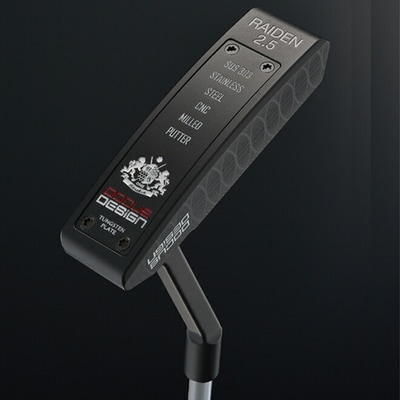 JET Black RAIDEN2/RAIDEN2.5 PUTTER BKスチールシャフト装着モデル