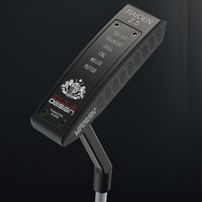 JET Black RAIDEN2/RAIDEN2.5 PUTTER BKスチールシャフト装着モデル