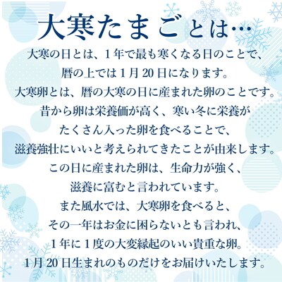 【先行予約】数量限定!大寒卵 赤玉30個入り(M玉)小久保ファーム ※2026年1月～発送_EI05