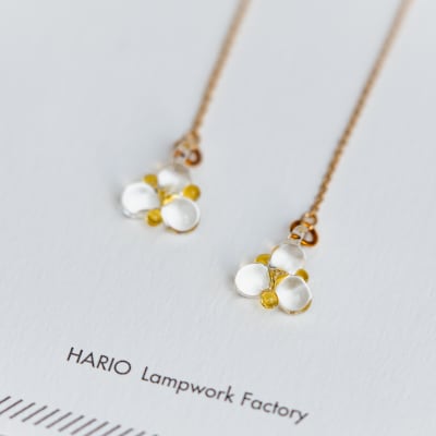 こがこもれびあーと ホタル ピアス ネックレス | ハンドメイド 手作り 職人 おしゃれ 繊細 耐熱