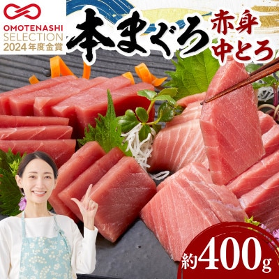 本まぐろ赤身・中とろ2柵セット