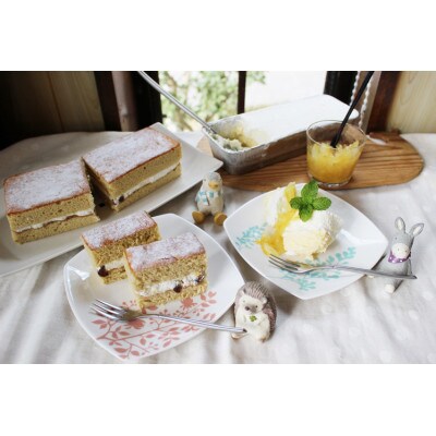 ダブルチーズケーキ&生カステラのセット