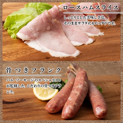 ハムギフトセットB(NYH-03)7品 詰合せ ハム ソーセージ 〈肉の山本〉