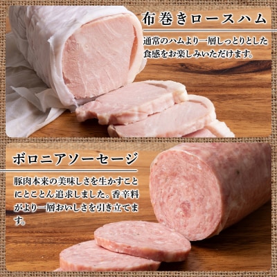 ハムギフトセットE(NYH-06) 4品 詰合せ ハム ソーセージ ベーコン 〈肉の山本〉