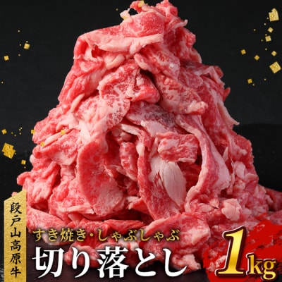 段戸山高原牛 切り落とし　1kg