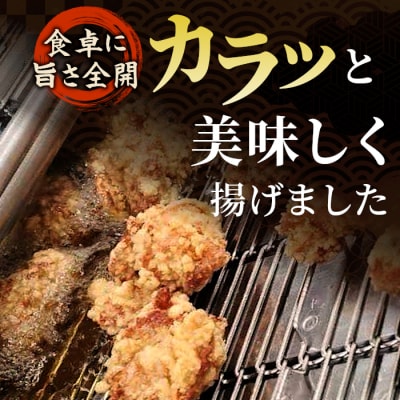レンチンで簡単調理! 特大ジューシー! 奥三河どり もも肉 から揚げ 1kg(500g×2袋) 鶏肉