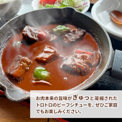 農園レストランで大人気 国産 段戸山牛のビーフシチュー 2人前 牛肉 レトルト シチュー
