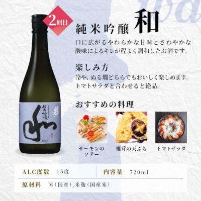 【毎月定期便】日本酒 ほろ酔い定期便 甘口 (720ml×4回) 蓬莱泉 関谷醸造 酒 お酒 お米