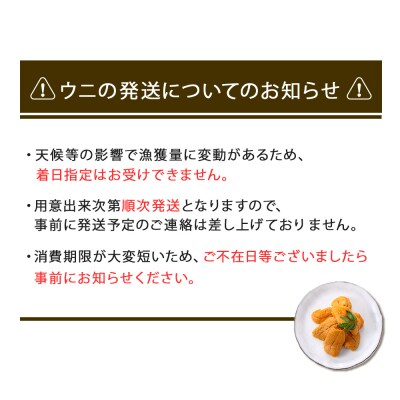 【2025年発送受付】★直送 塩水生うに(ムラサキウニ)&いくらセット7月発送【利尻漁組】