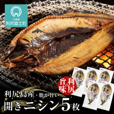 利尻島産 開きニシン5枚＜利尻漁業協同組合＞